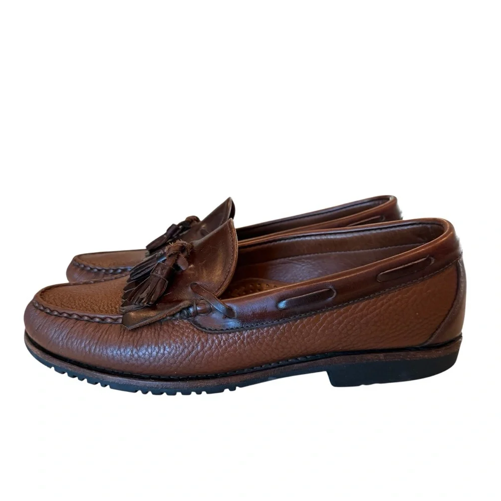 Allen Edmonds Dark Brown Leather‎ Tassel Loafers